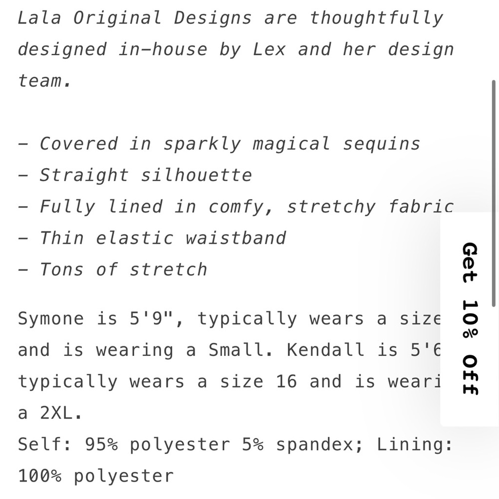 Dressed in LALA Saturn Sequin Skirt - Picture 8 of 9